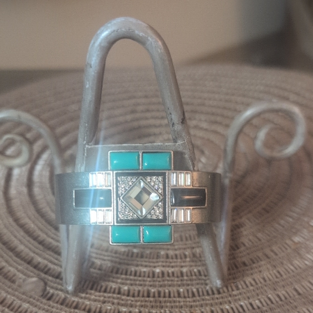 Lia Sophia Nouvelle Hinged Cuff Bracelet